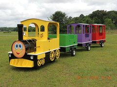 THE BELL EXPRESS TRACKLESS TRAIN