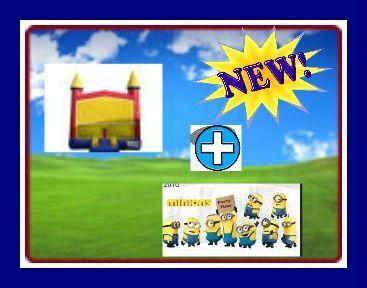 13 X 13 BOUNCE HOUSE WITH MINIONS THEME 13 X 13 BOUNCE HOUSE WITH MINIONS THEME