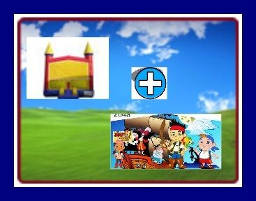 13 X 13 BOUNCE HOUSE WITH JAKE THE PIRATE THEME 13 X 13 BOUNCE HOUSE WITH JAKE THE PIRATE THEME