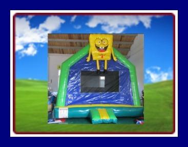 15x15 SPONGE-BOB BOUNCER 15x15 SPONGE-BOB BOUNCER