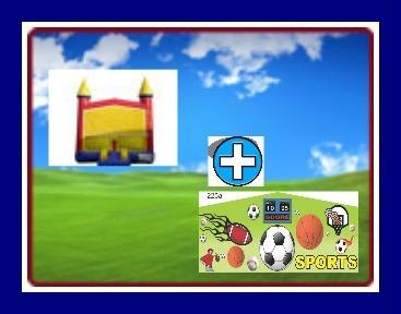 13 X 13 BOUNCE HOUSE WITH SPORTS THEME 13 X 13 BOUNCE HOUSE WITH SPORTS THEME