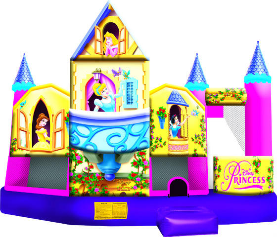 Disney Princess Castle 5 in 1 Dry Slide Combo