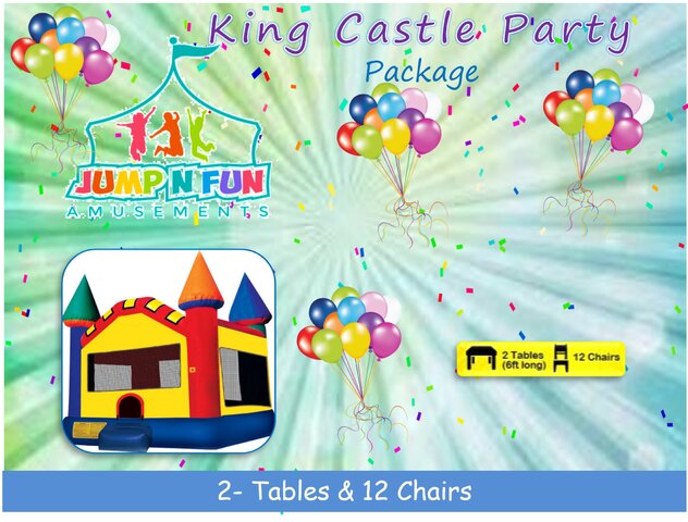 Royal Castle 12 chairs 2 tables  