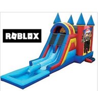 Roblox Bounce House & Double Slide Combo