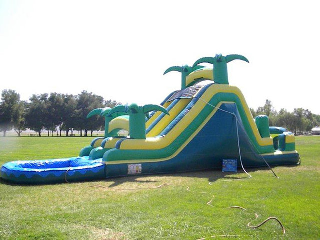 20 Ft Safari Dual Ln Back Load Water Slide (Item 324) 20 Ft Safari Dual Ln Back Load Water Slide (Item 324)