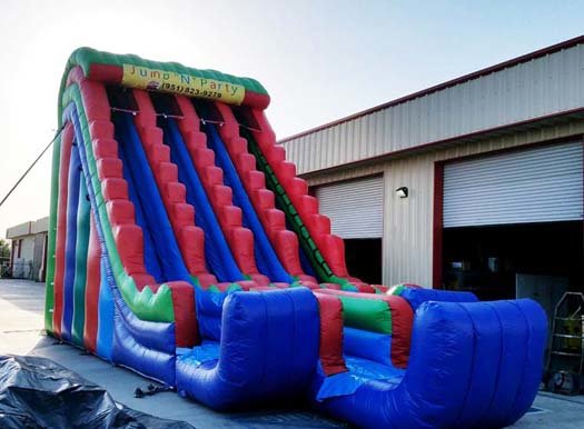 27 Ft Triple Ln Express Slide 27 Ft Triple Ln Express Slide