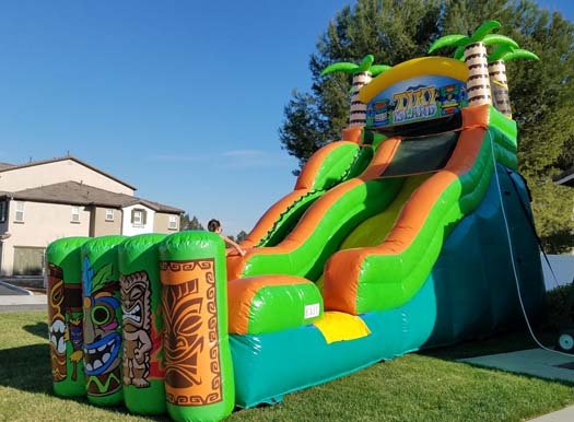 20 Ft Tiki Island Waterslide (Item 345) 20 Ft Tiki Island Waterslide (Item 345)