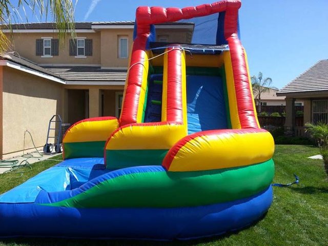 16 Ft Rainbow Curvy Water Slide (Item 340) 16 Ft Rainbow Curvy Water Slide (Item 340)