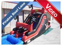 20 Ft Dual LN Pirates Water Slide (Item 314) 20 Ft Dual LN Pirates Water Slide (Item 314)