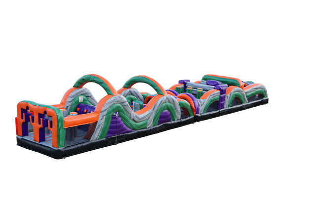 65 Ft Mega Mania Obstacle Course 65 Ft Mega Mania Obstacle Course