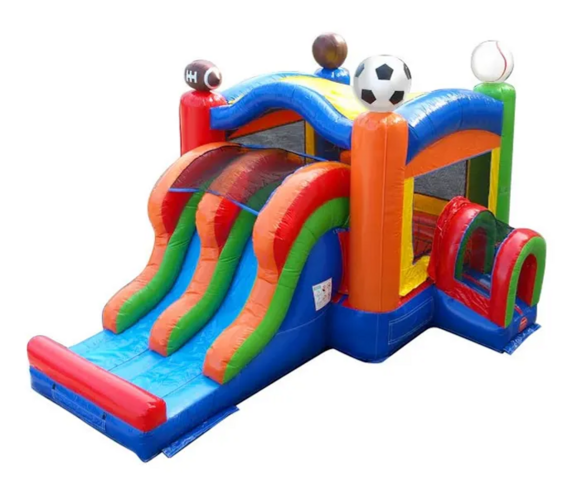 Classic Sports Dual Lane Slide Combo Classic Sports Dual Lane Slide Combo