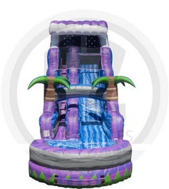19ft Purple Crush Tsunami Water Slide with Pool 19ft Purple Crush Tsunami Water Slide with Pool