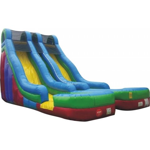 24FT DOUBLE LANE WATER SLIDE