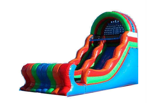 18 Ft Colorful Slide DRY 18 Ft Colorful Slide DRY