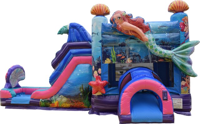 Mermaid Bounce House Combo Mermaid Bounce House Combo