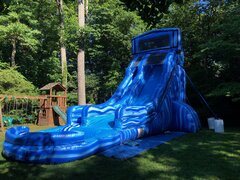 (#29)  Blue Lagoon very fast  Water Slide WS6 .WITH POOL!