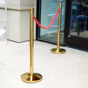 Red Rope with 4 Stanchions