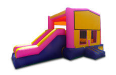 Pink Playtime Jump and Side Slide with Hoop - Medium (CD22121-P) Pink Playtime Jump and Side Slide with Hoop - Medium (CD22121-P)