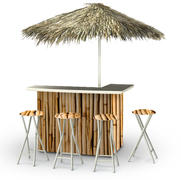 Portable Party Bar- Tiki Theme- $50 with any inflatable- Indoor and Outdoor Rentals Portable Party Bar- Tiki Theme- $50 with any inflatable- Indoor and Outdoor