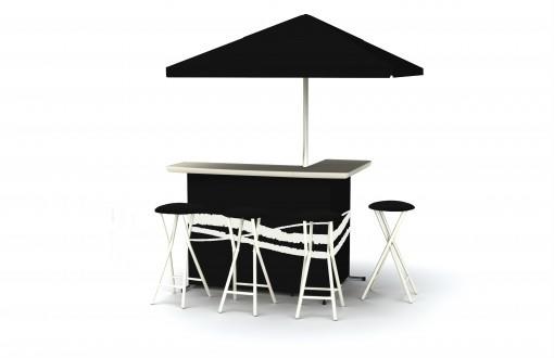 Portable Party Bar - Standard Black