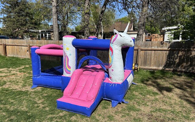 Unicorn Tiny Bouncy Castle Unicorn Tiny Bouncy Castle