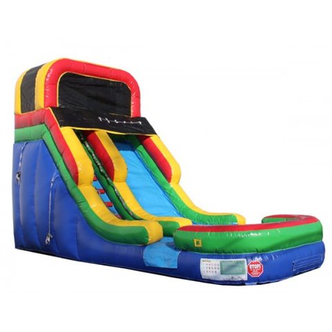 17' Primary Color  Water Slide 