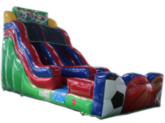 18 FT Sports waterslide,  rent this Slide for the weekend at our one day price, we will deliver on Friday and pick up on Monday, BEST DEAL IN TOWN!       