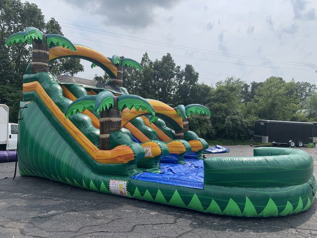 15Ft Dual Island WET Slide 15Ft Dual Island WET Slide