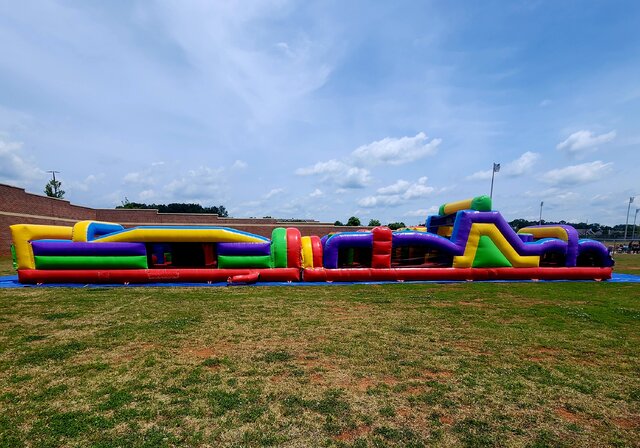 70 Ft Retro Obstacle Course 70 Ft Retro Obstacle Course