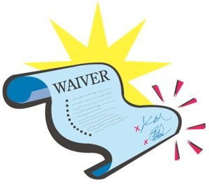 50 Printed Individual Waivers