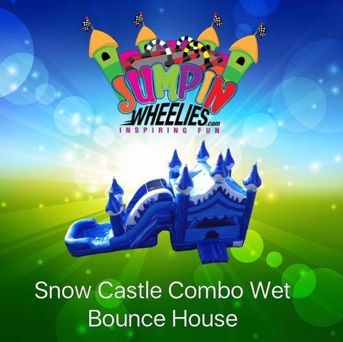 Snow Castle Bouncer with WATER Slide Snow Castle Bouncer with WATER Slide