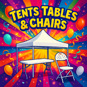 Tents, Tables & Chairs Rentals Tents, Tables & Chairs Rentals