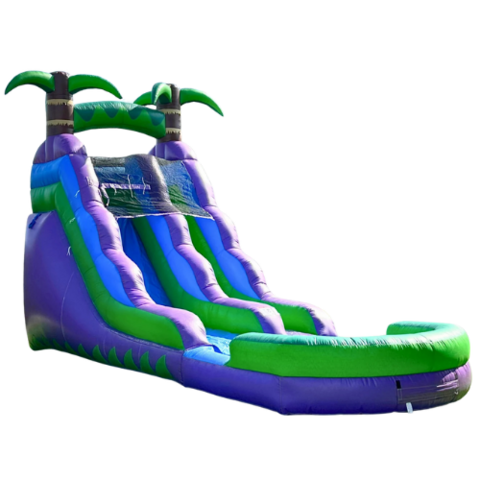 16ft Tropical Single Lane Waterslide 16ft Tropical Single Lane Waterslide