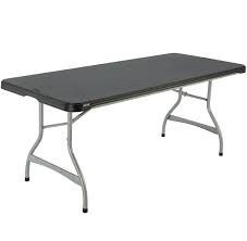 Black 6ft Rectangle Tables