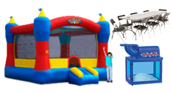 Silver Bounce House party package