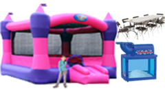 The Pink castle party package The Pink castle party package