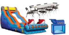 The Kahuna Water slide party package The Kahuna Water slide party package