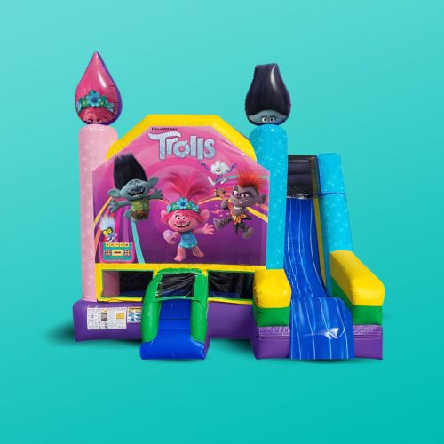 5-in-1 Combo Bounce House, Trolls 5-in-1 Combo Bounce House, Trolls