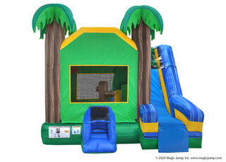 5-in-1 Combo Bounce House, Tropical