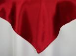 Red Satin Table Overlay 54" Red Satin Table Overlay 54"
