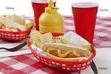 Hotdog Basket (includes chip & drink) Hotdog Basket (includes chip & drink)