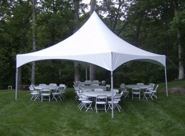 20x20 Tent, Tables (4 Circle), Chairs (40), Package 20x20 Tent, Tables (4 Circle), Chairs (40), Package