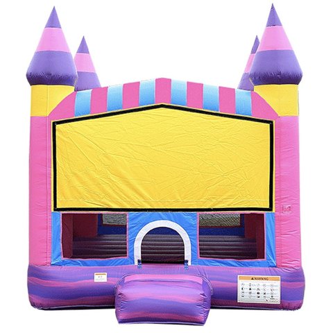 Pink Marble Castle Bouncer