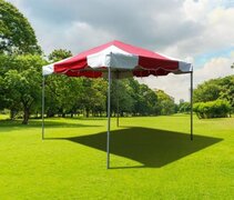 10ft x 10ft frame tent Red