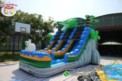 Dragon dual lane water slide