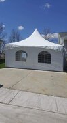 20ft x 20ft high peak frame tent with sidewalls