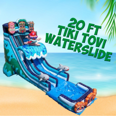 20 FT Tiki Tovi Waterslide 20 FT Tiki Tovi Waterslide