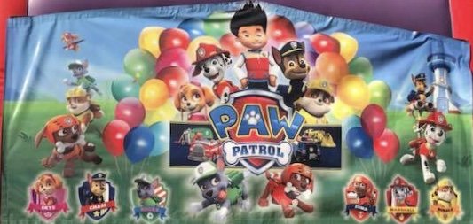 Paw patrol panel