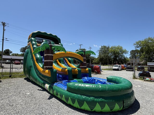 20 ft Emerald Falls dual lane w/deep pool 20 ft Emerald Falls dual lane w/deep pool