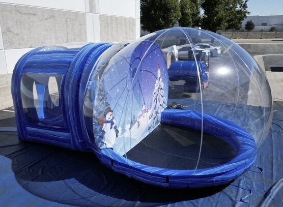 Inflatable snow globe w/tunnel Inflatable snow globe w/tunnel